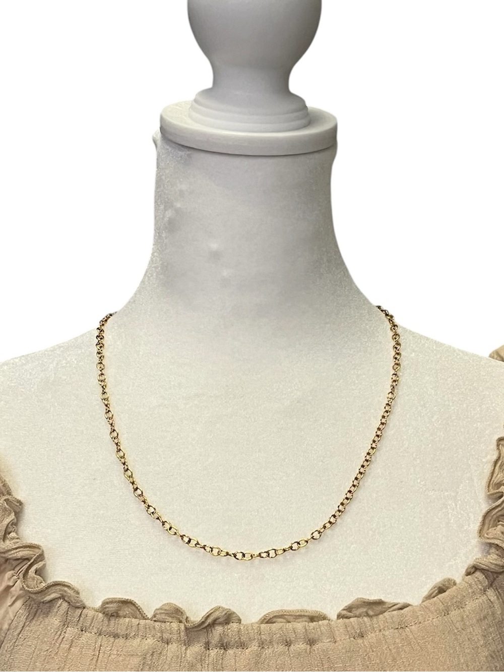 J. Crew Gold Dainty Chain Necklace
